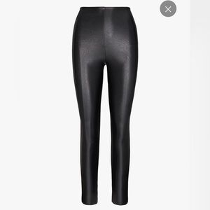 Faux leather leggings